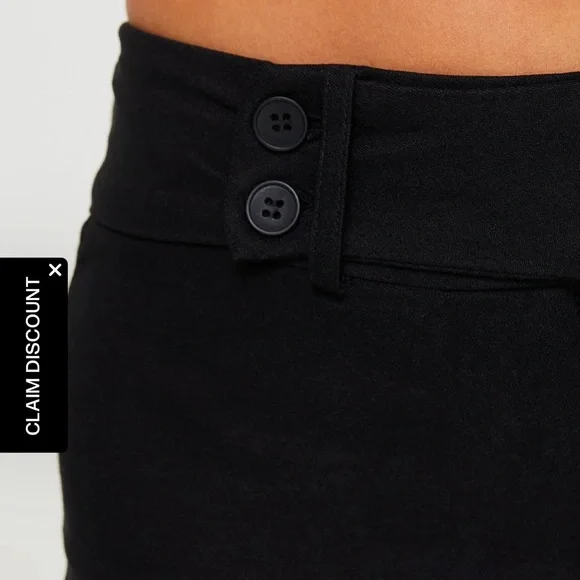 Princess Polly Kinkirk Flared Pants Black size 4 - Picture 3 of 13